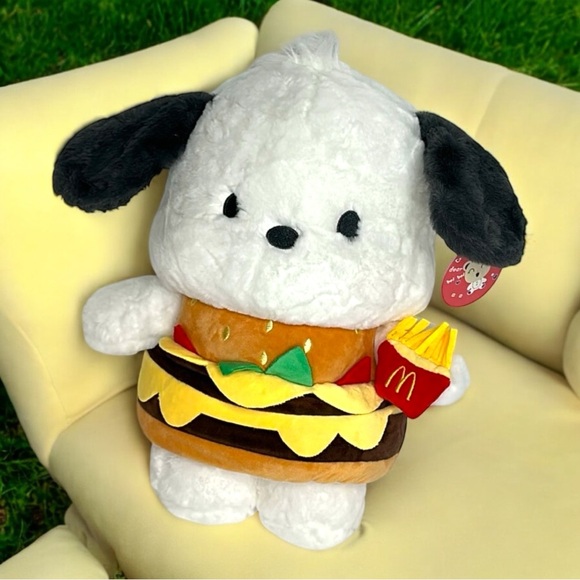 Sanrio Other - Pochacco in Big Mac Costume & Fries 13" Plush by Sanrio